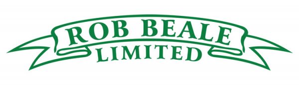 Rob Beale Ltd. green curved logo